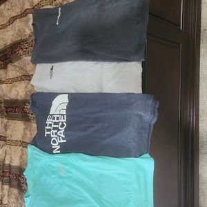 FOUR men's small short sleeve tees